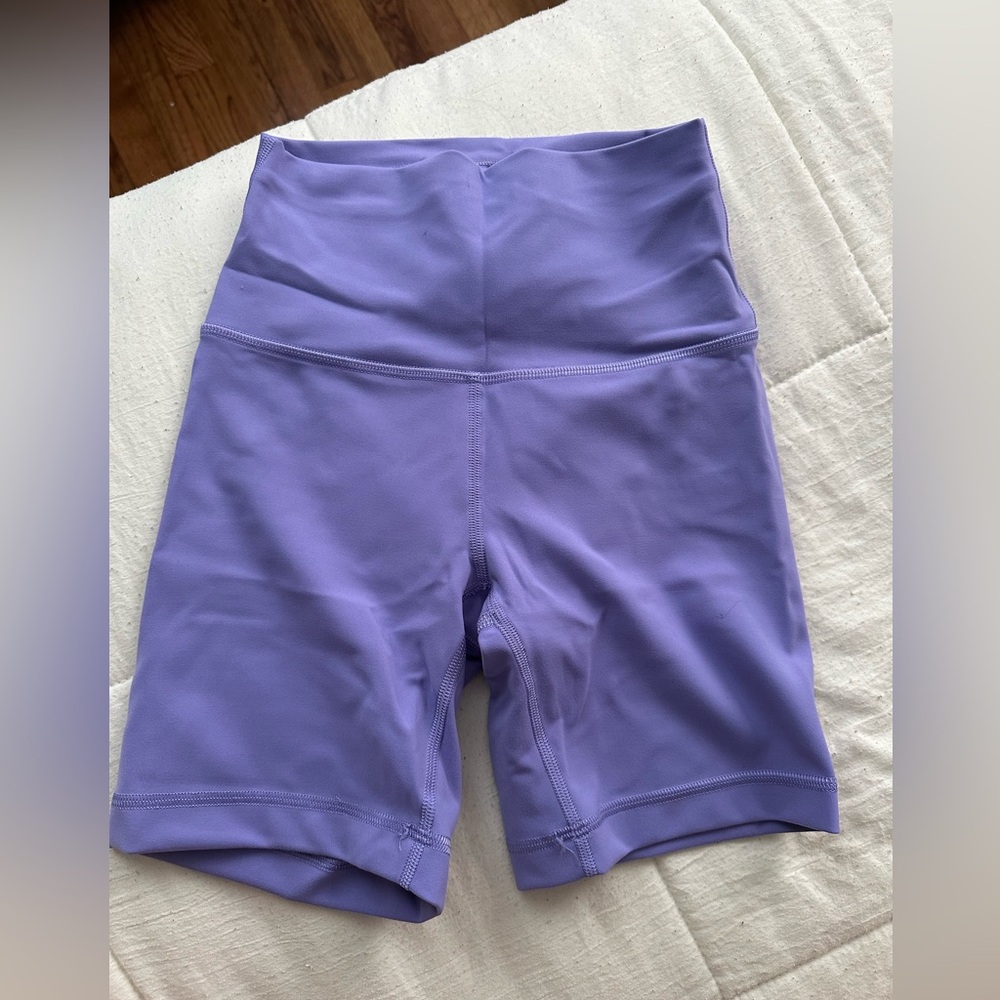lavender lululemon shorts